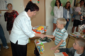 První den prvňáčků ZŠ Kasejovice 2008