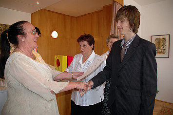 Slavnostní rozloučení a předání vysvědčení 2008