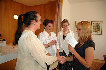 Slavnostní rozloučení a předání vysvědčení 2008