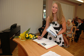 Slavnostní předávání vysvědčení 2012