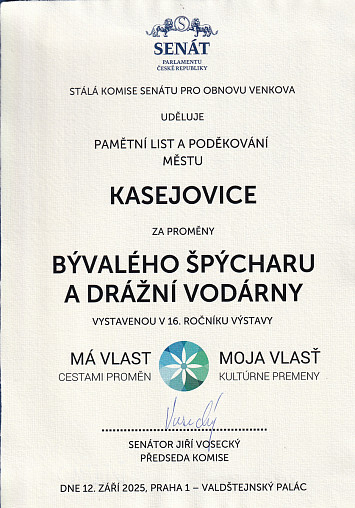 Slavnostního setkání vítězů 16. ročníku putovní výstavy Má vlast cestami proměn