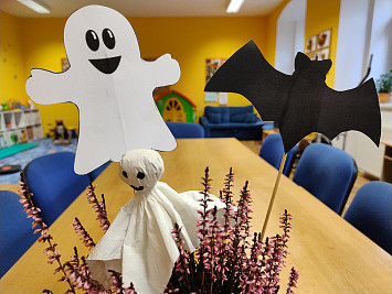 Prázdninové tvoření - Halloweenská strašidla