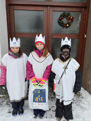 Tříkrálové sbírka v Kasejovicích a Polánce