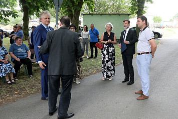 Slavnostního odhalení pamětní desky Vaclavu Bojerovi v Řesanicích